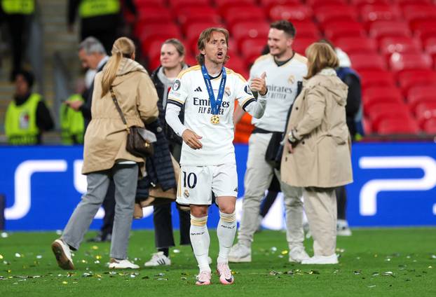 London: Luka Modrić s obitelji proslavio osvajanje Lige prvaka 