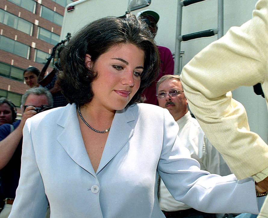 Monica Lewinsky at Lawyer's Office
