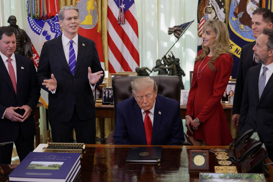 US President Donald Trump at the White House in Washington, D.C.