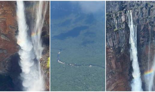 Snimio najviši slap na svijetu iz helikoptera i postao viralni hit