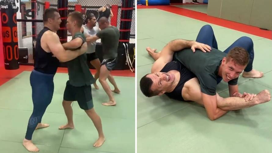 VIDEO Olmo u Zagrebu trenirao s Cro Copom: Ne može ništa...