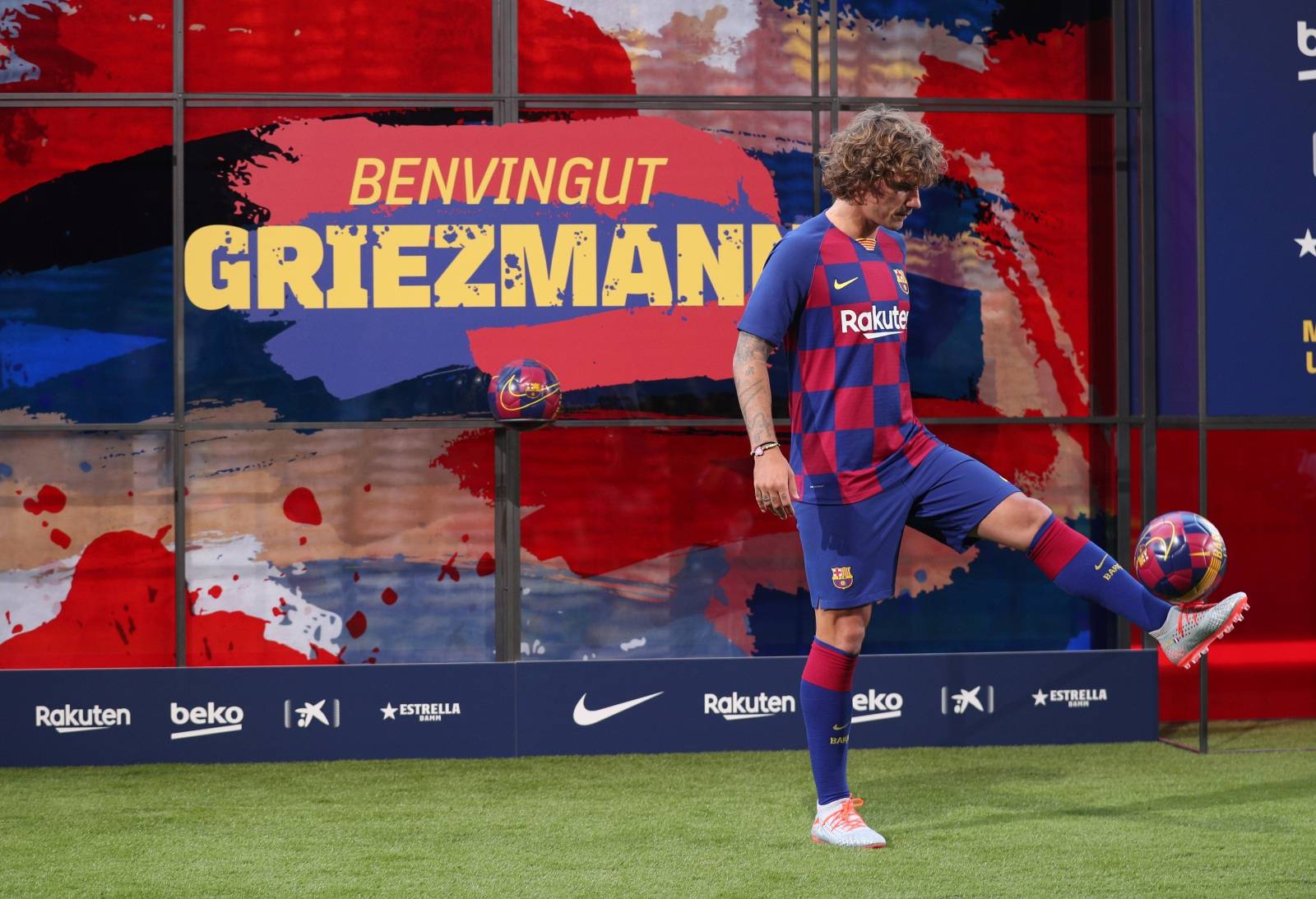 FC Barcelona presentation for new signing Antoine Griezmann