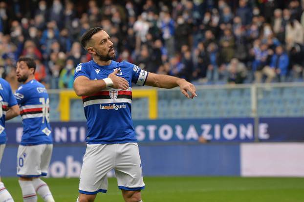 italian soccer Serie A match - UC Sampdoria vs Empoli FC