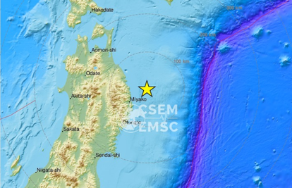 Potres jačine 5,9 pogodio Japan