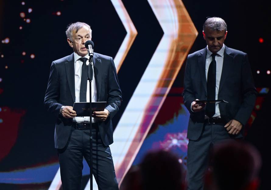 Zagreb: Ceremonija  dodjele  nagrade SuperSport Hrvatske nogometne lige