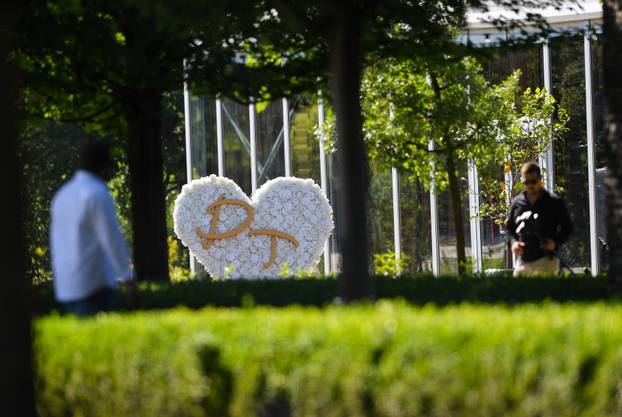 ARHIVA - 2022. EKSKLUZIVNE FOTOGRAFIJE Vara&zcaron;din: Vjen&ccaron;anje Dine Dragije i Tina Jedvaja u dvorcu Leitner