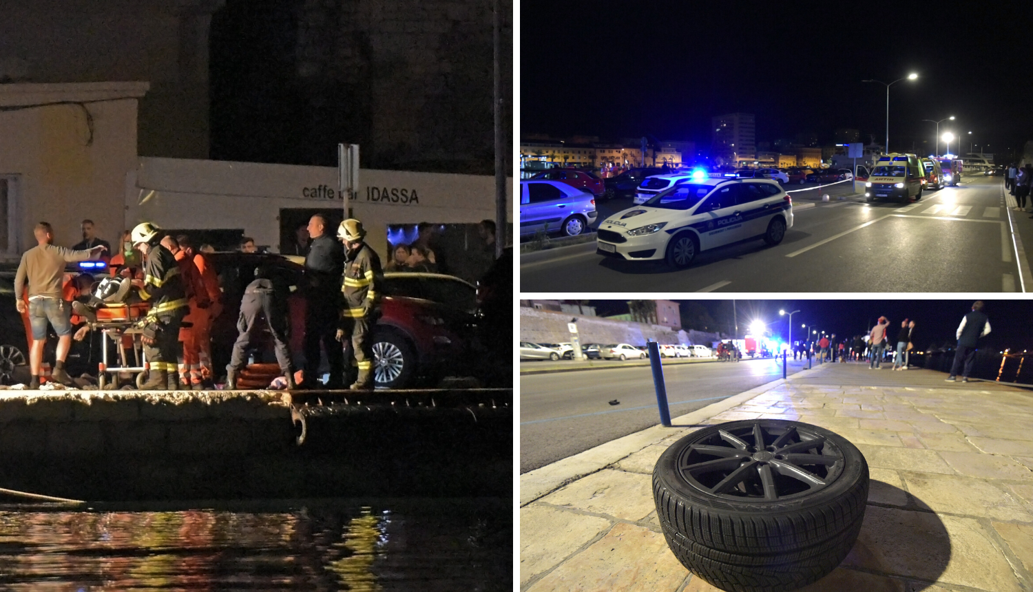 Četiri mladića sletjela  s autom u more u Zadru, dvoje poginulo