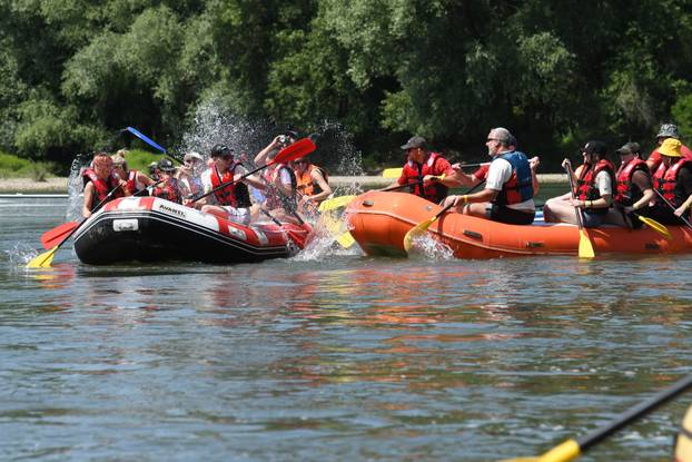 Rafting Hrvatskom Amazonom - Drava 2025. od legradskog ušća Mure u Dravu do Ješkova