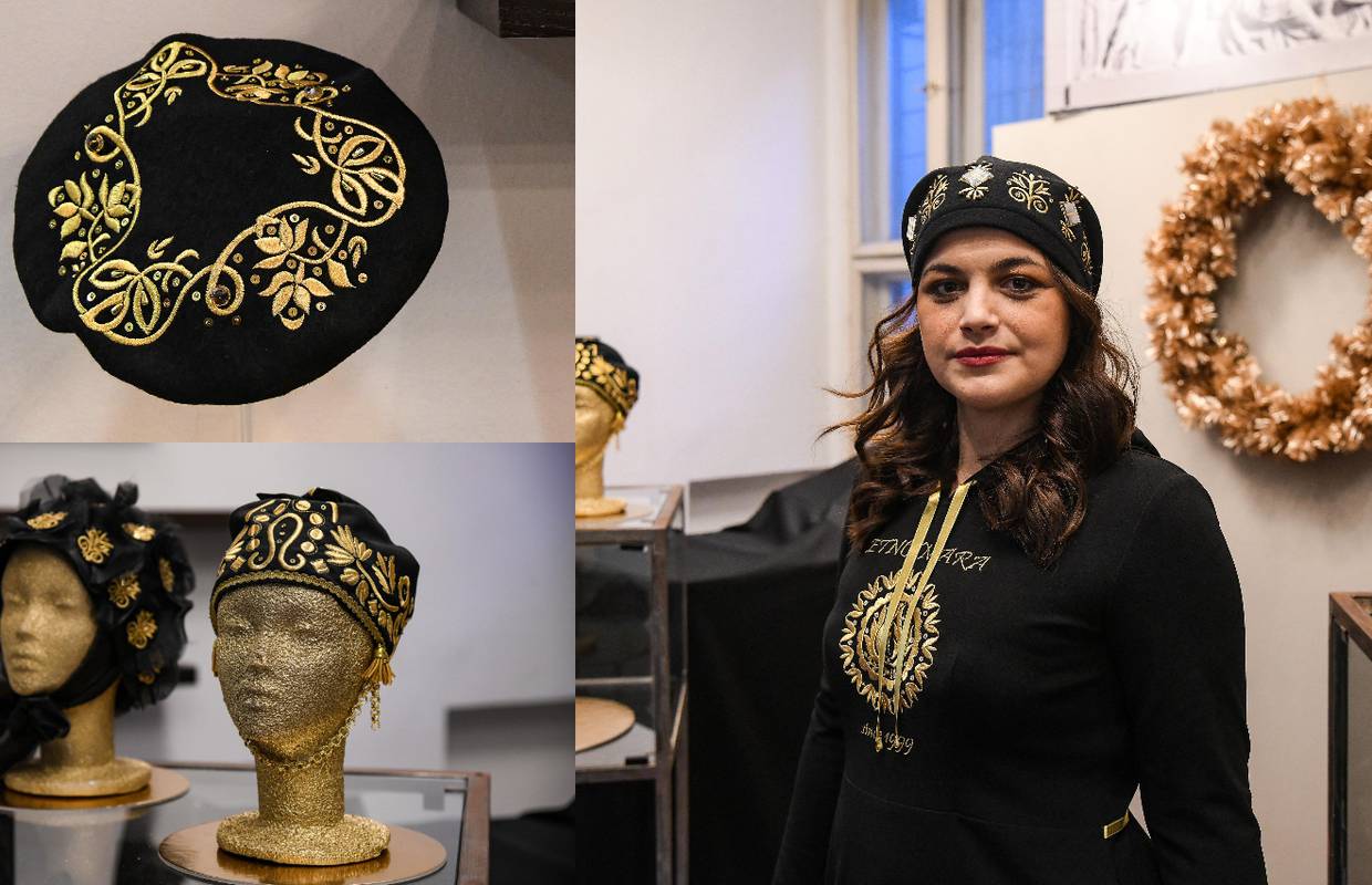Zlatnim koncem daje novo ruho hrvatskim nošnjama: 'Moji su šeširi spoj tradicije i modernog'