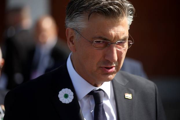 Andrej Plenković na obilježavanju 30. godišnjice genocida u Srebrenici