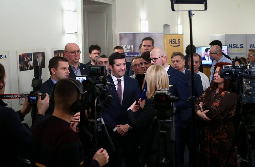 Zagreb: Izborni stožer Dejana Kovača