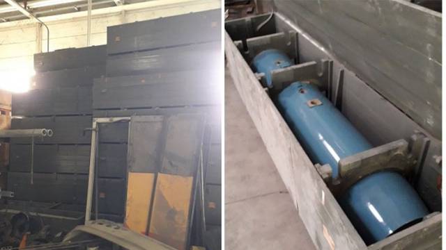 Pretres kod Gruda: U skladištu tvrtke našli veći broj aviobombi
