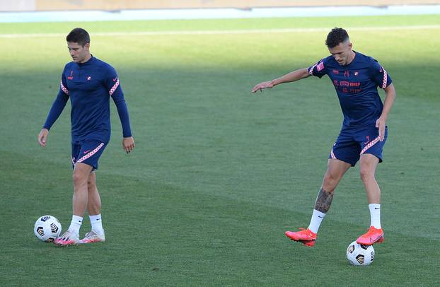 Zagreb: Hrvatski reprezentativci odradili trening prije utakmica u Ligi nacija