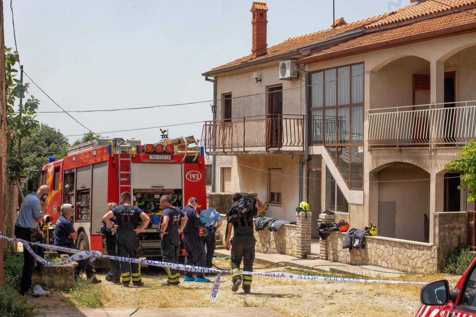 Nedaleko Pule nakon požara u obiteljskoj kući pronađeno tijelo muškarca