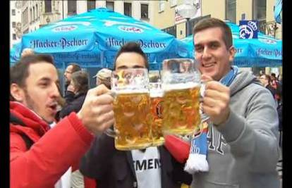 Pjesma i puno pive: Navijači Reala doputovali u München