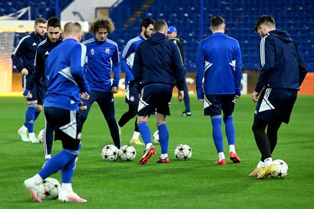 London: Trening GNK Dinama uoči sutrašnje utakmice Lige prvaka