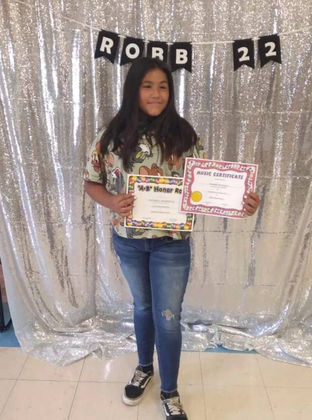 Annabelle Rodriguez, one of the victims of the mass shooting Robb Elementary School in Uvalde, is seen in this undated photo obtained from social media