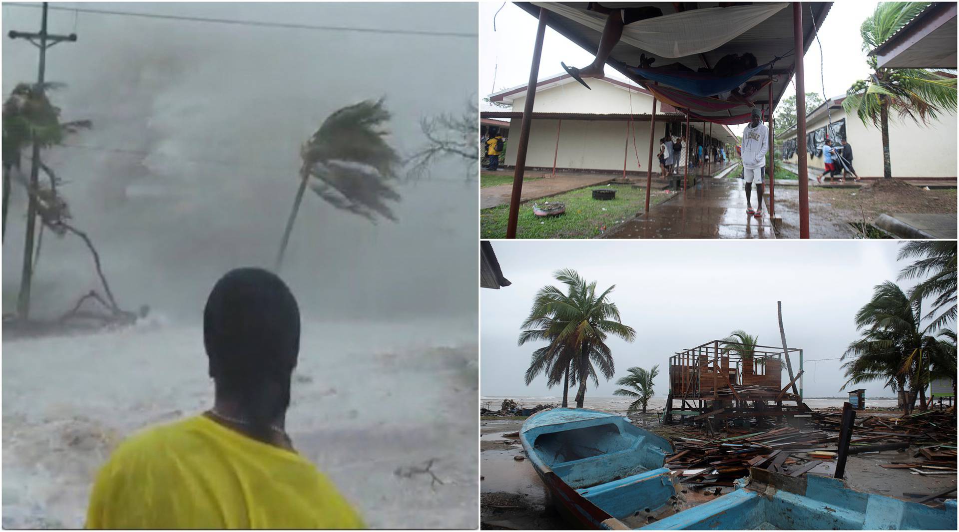 Uragan lota 'mete' Nikaragvu: Udari vjetra i do 260 km na sat!