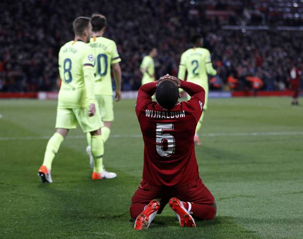 Liverpool v Barcelona - UEFA Champions League - Semi Final - Second Leg - Anfield