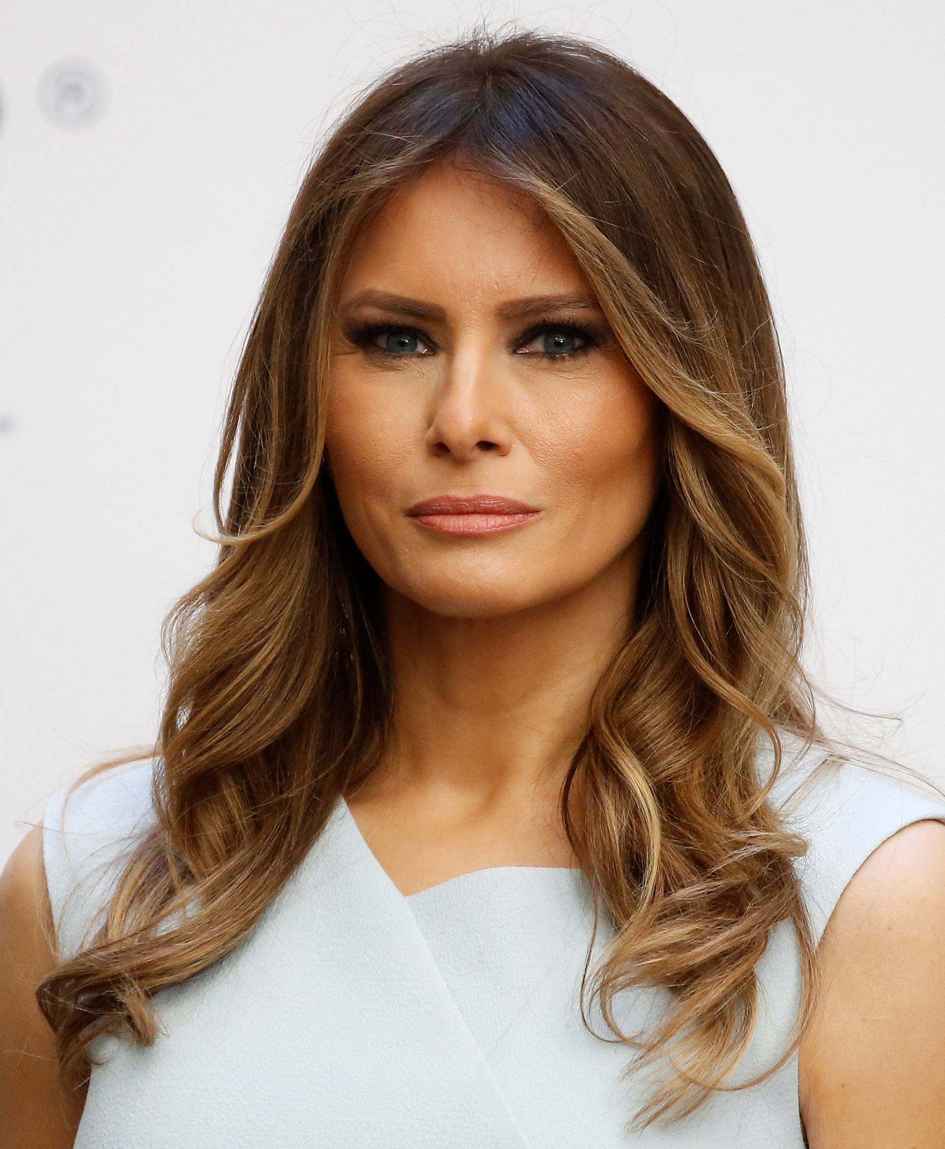 Republican presidential nominee Donald Trump's wife Melania Trump attends a campaign event in Washington