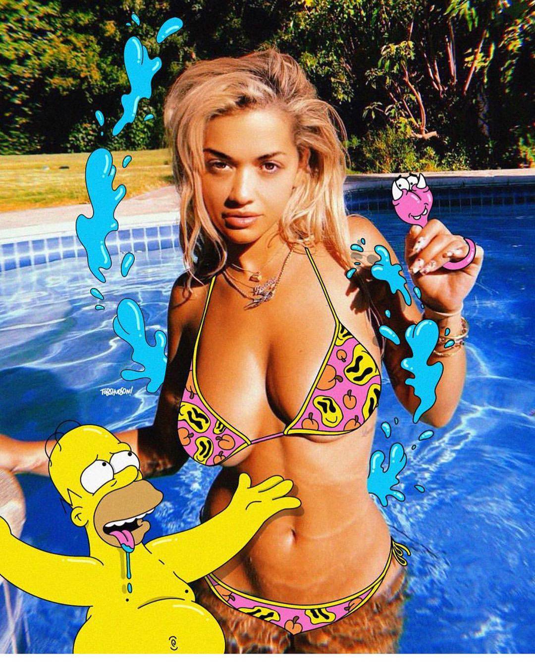 Rita Ora raspametila fanove: Pozirala gola pa nacrtala bikini