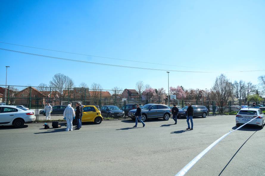 Zagreb: Policijski očevid u Dubravi gdje je jutros došlo do pucnjave