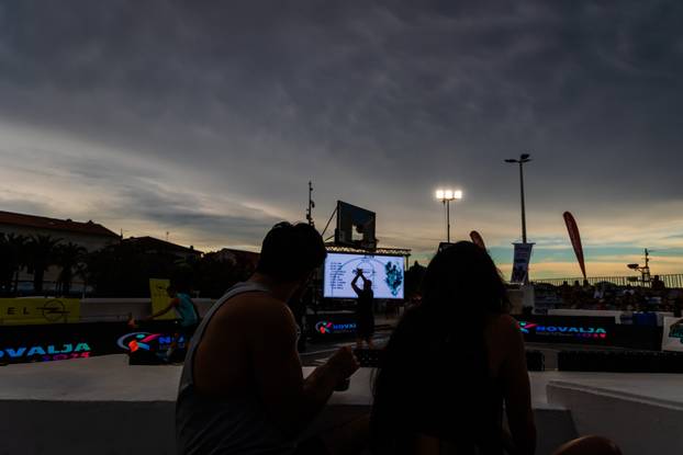 Novalja: Dolazak olujnog nevremena nad Novalju