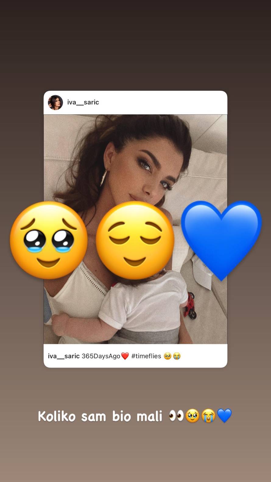 Iva Šarić otkrila što je od Brune Petkovića naslijedio njihov sin