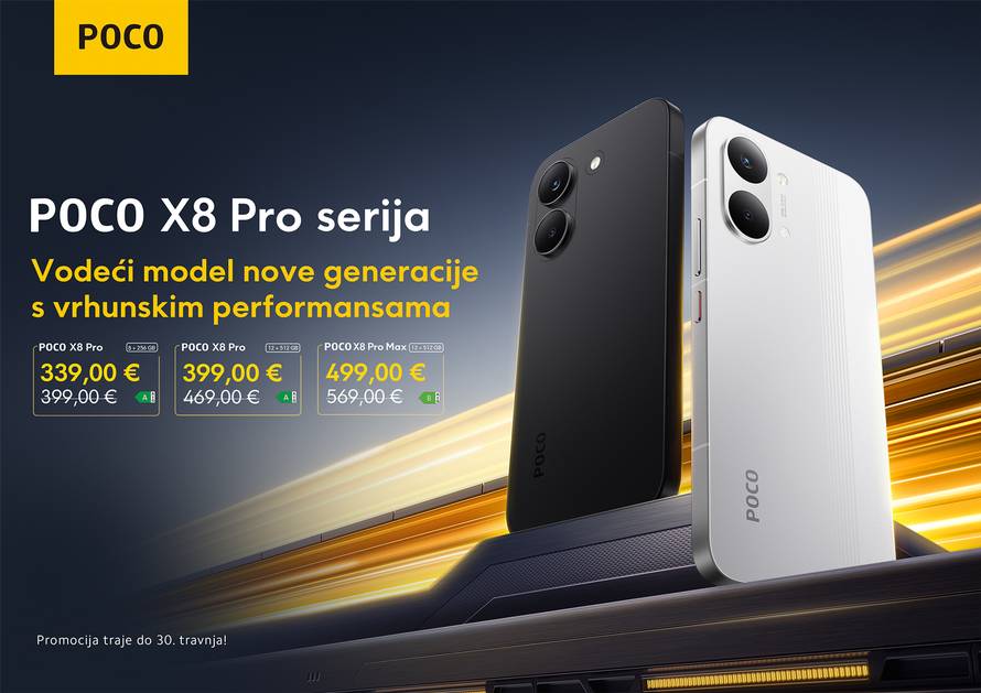 Baš je Max: Poco X8 Pro Max dolazi s ogromnom baterijom, ovo su svi detalji novog igrača