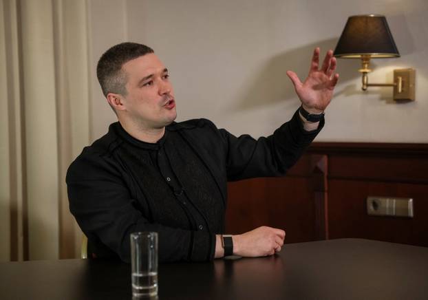 Former Ukraine&rsquo;s Defence Minister Fedorov speaks during interview with Reuters in Kyiv