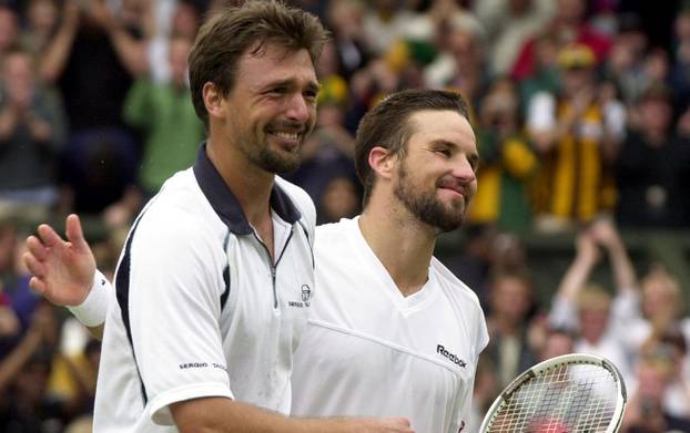 Wimbledon Ivanisevic beats Rafter