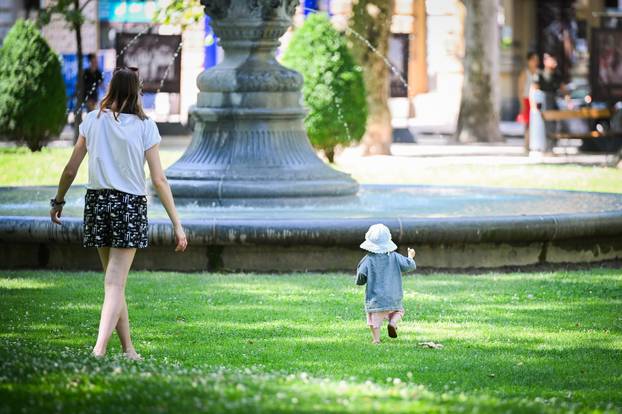 Prvi dan ljeta u Zagrebu obilježile visoke temperature
