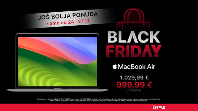 iSTYLE donosi super Black Friday popuste na popularne Apple uređaje