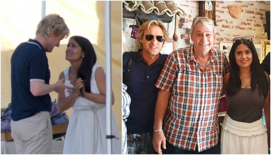 Hayek i Wilson častili su se u konobi pa pozirali s vlasnicima