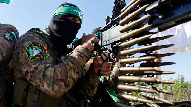 FILE PHOTO: Hamas armed wing holds military parade in Gaza