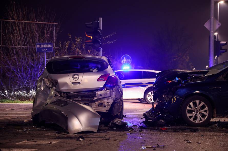 Velika Gorica: Prometna nesreća na križanju Andrije Kačića Miošića i Kolodvorske ulice