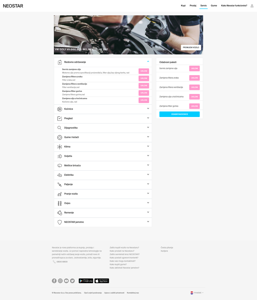 Nova usluga Neostara, online pronalazak najjeftinijeg servisa