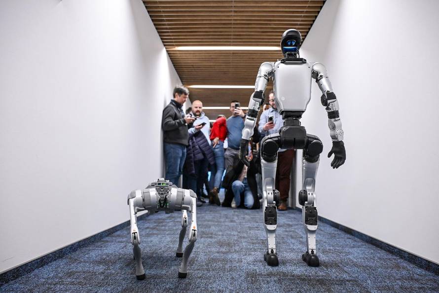 Zagreb: Brunch tvrtke Abysalto na kojem je predstavljen humanoidni robot 