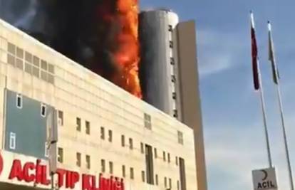 Buktinja zahvatila više katova bolnice: 'Čuju se detonacije...'