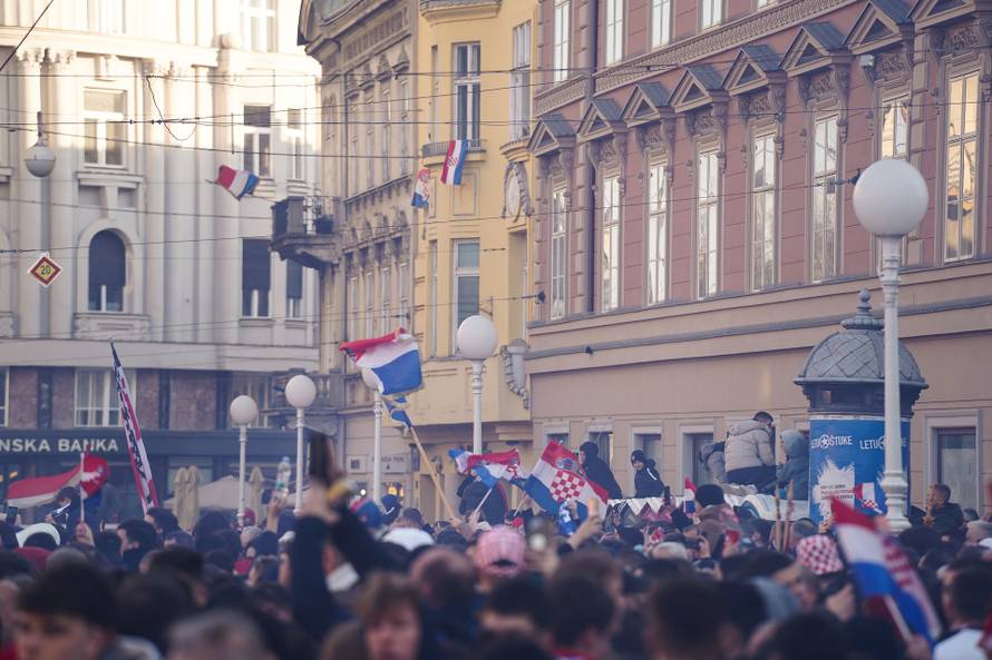 Zagreb: Svečani doček rukometaša nakon osvojenog srebra na Svjetskom prvenstvu
