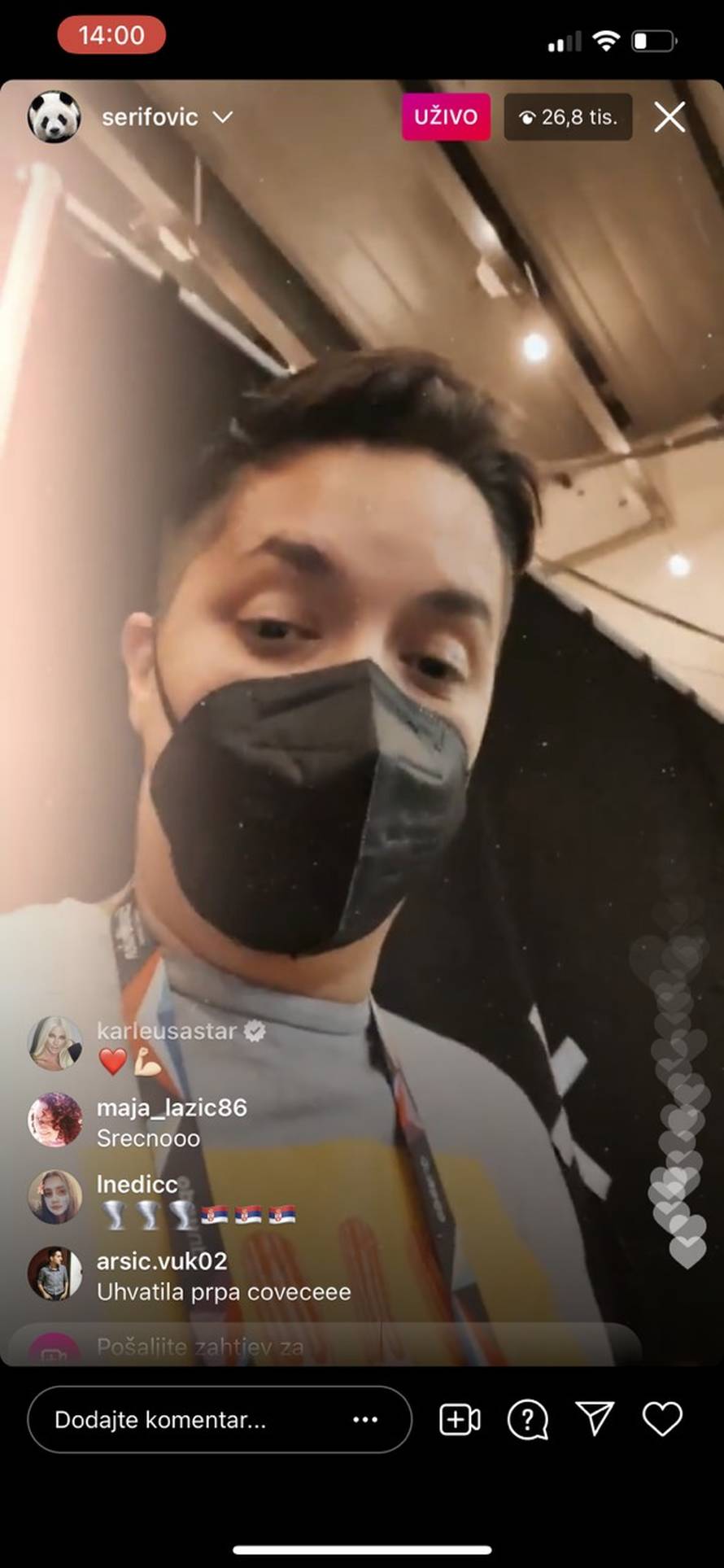 Šerifović spojila Karleušu u live prijenos s Uragankama:'Budalo, gola sam! Što me ovako zezaš'