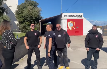 VIDEO Gradonačelnica Supetra objavila video: Likovi u crnom blokiraju ulaz u vatrogasni dom