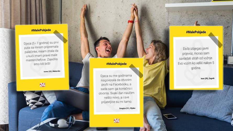 Male pobjede u izolaciji: Ostani ti doma, ali 'izađi' na 24sata!