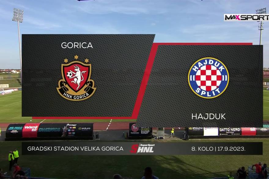 Gorica - Hajduk 2-1 (sažetak)