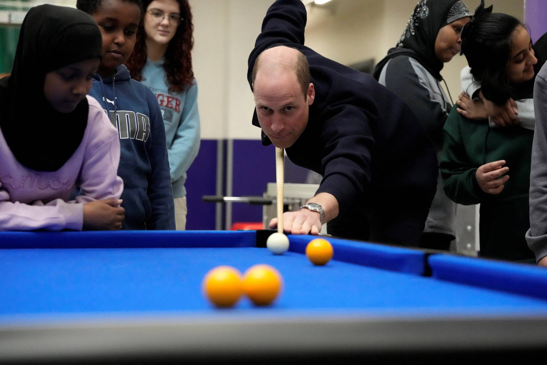 Prince William visits the new OnSide Youth Zone