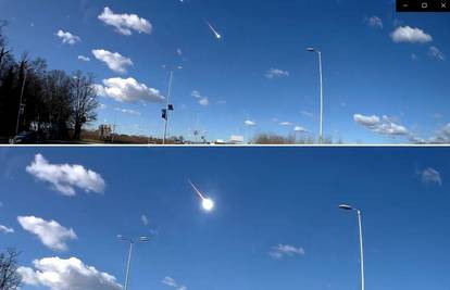 Meteor iznad Hrvatske imao je 5,5 tona, a pao je u Sloveniji...