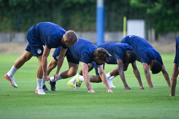 Zagreb: Trening nogometaša Dinama uoči utakmice protiv Vikinga