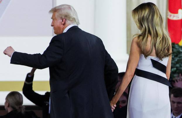 Commander in Chief Ball in honor of Donald Trump's inauguration in Washington