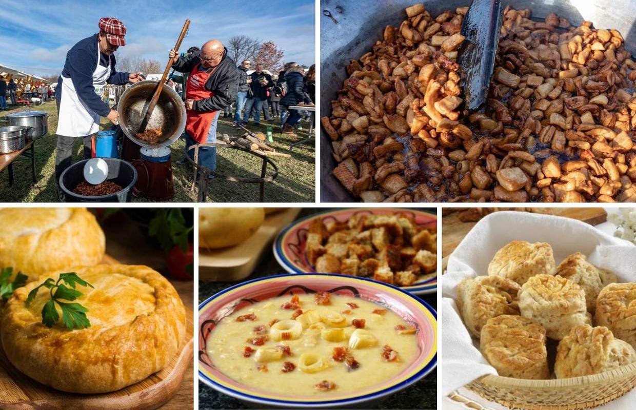 Pogledajte kako je bilo na Čvarakfestu, a tu su i recepti za pitu od čvaraka, juhu i pogačice