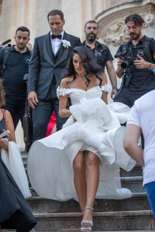 Zrinka Šahurić i Bojan Bogdanović vjenčali su se u Dubrovniku 